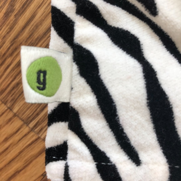 Gymboree Sz 4 Black White Zebra Print Cotton Skort - Picture 6 of 7